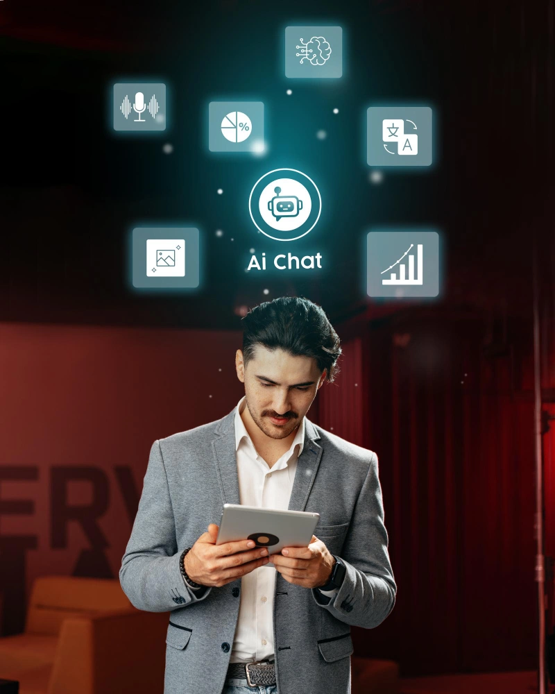 Nearshore development team using AI tools to optimize mobile app performance