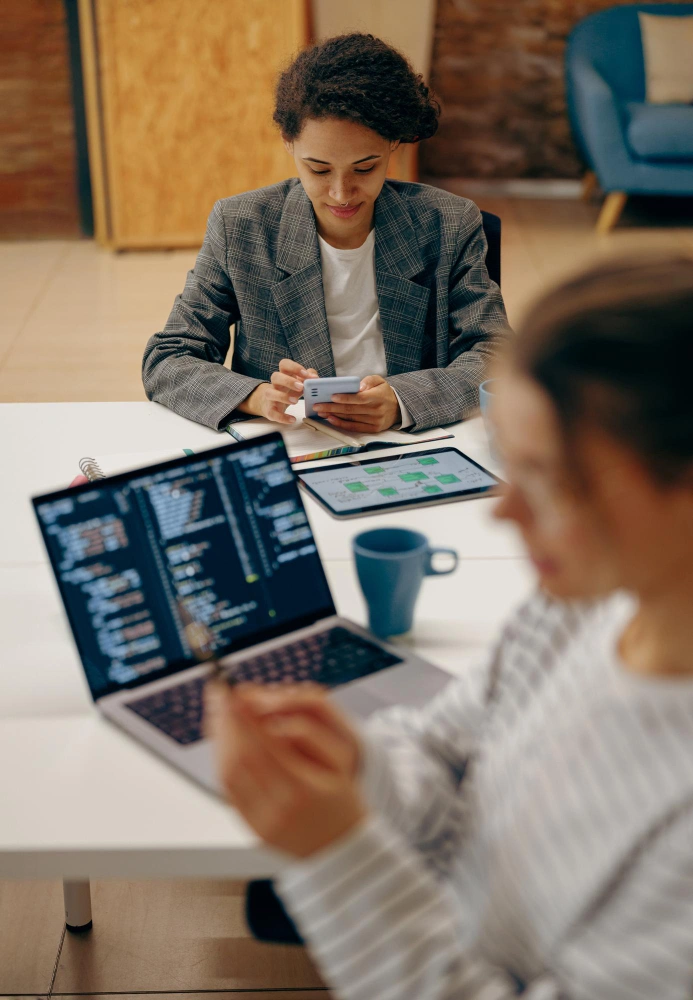 AI-powered front-end development team collaborating on rapid prototyping