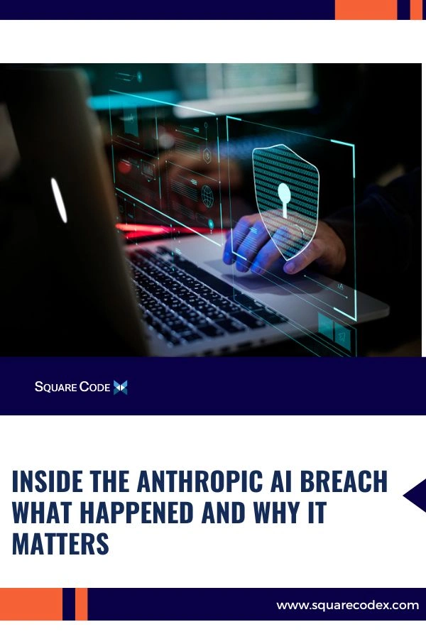 Anthropic AI breach cybersecurity incident illustration