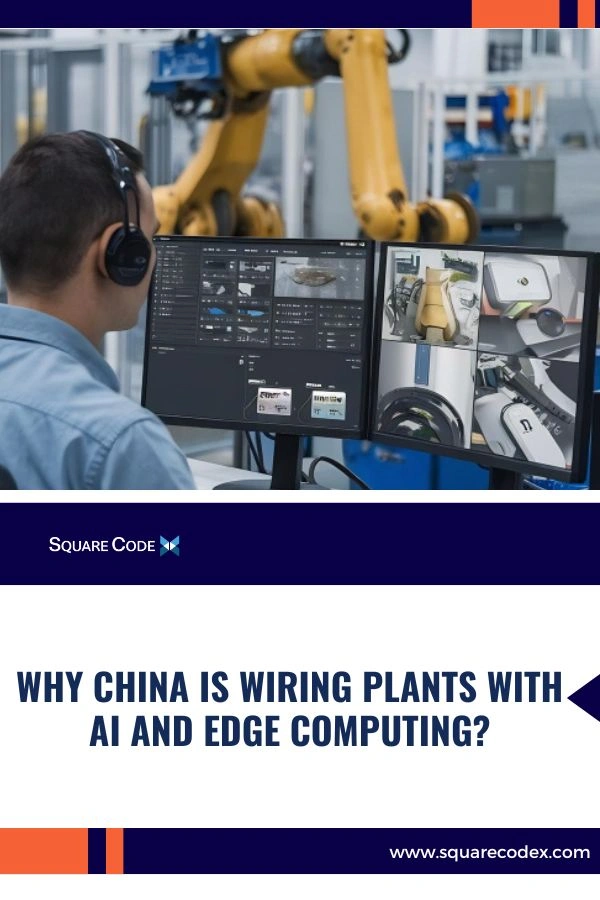 Smart factory using AI and edge computing on the production floor