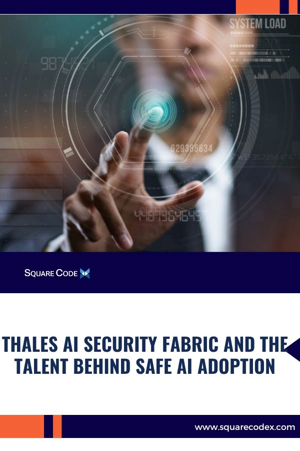 Thales Security engineers monitoring AI model behavior in a modern operations center