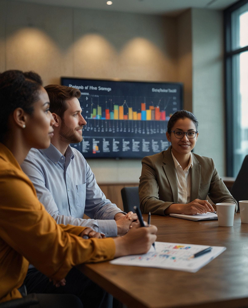 Enterprise team working with agentic AI systems to automate end to end operations