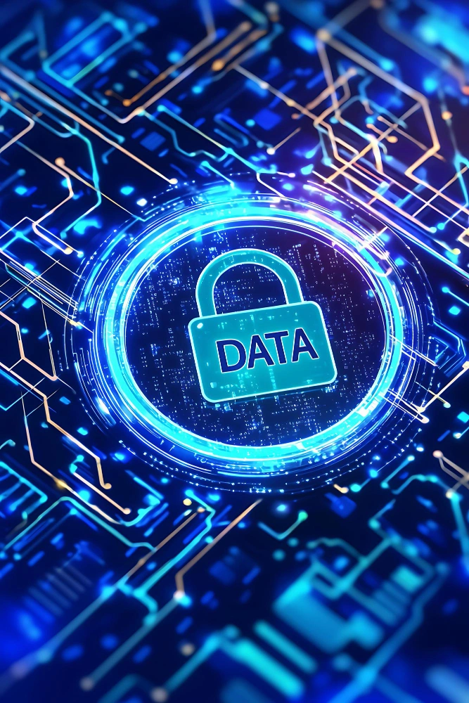 Enterprise AI architecture illustrating data residency, governance, and secure infrastructure