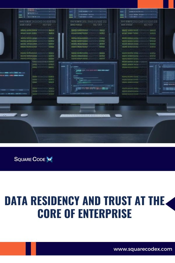 Enterprise AI architecture illustrating data residency, governance, and secure infrastructure