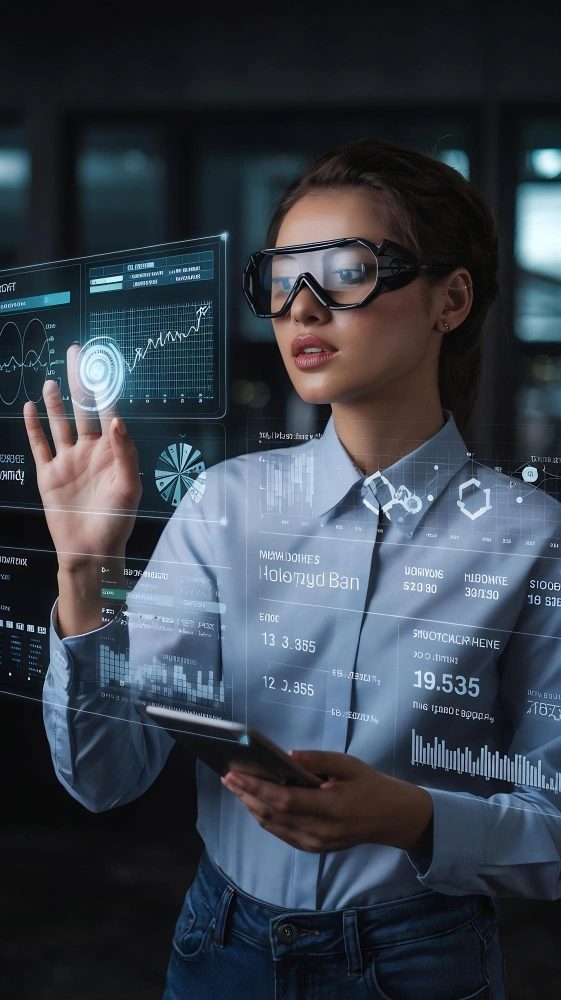 Business teams using AI dashboards and data platforms during daily operations