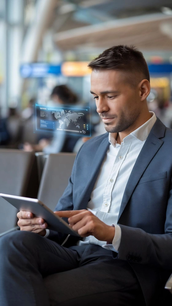 Business teams using AI dashboards and data platforms during daily operations