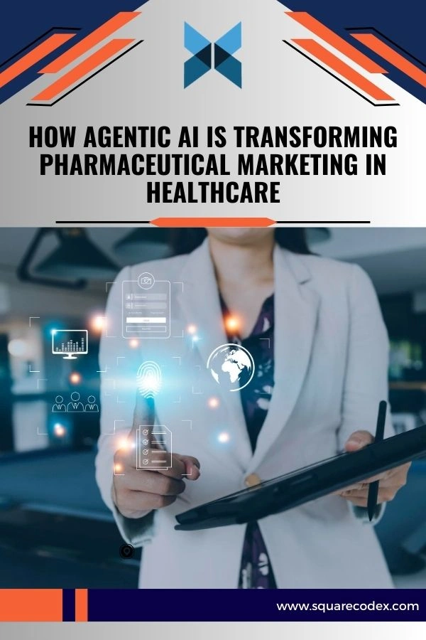 Pharmaceutical marketing team using AI driven analytics dashboard for healthcare engagement