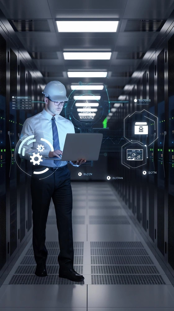 Advanced AI data center infrastructure supporting enterprise artificial intelligence workloads