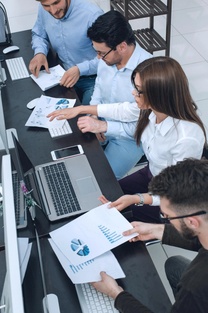 Finance team using AI powered accounts payable automation integrated with ERP