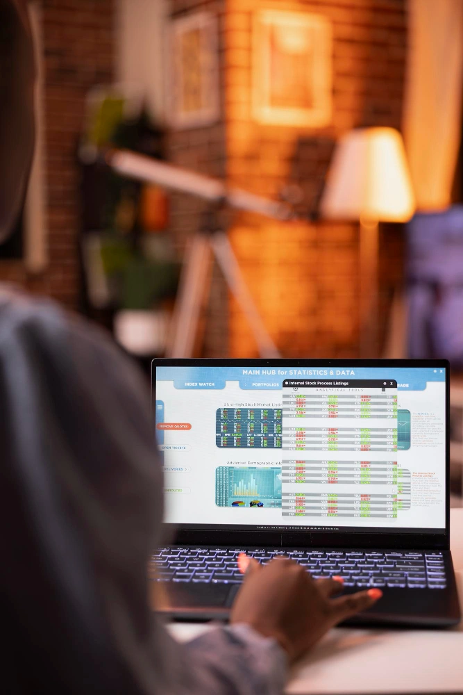 Modern banking technology dashboard with artificial intelligence systems managing financial operations