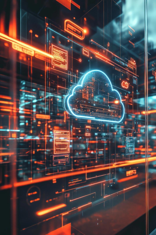 AI infrastructure with servers and chips optimized for machine learning workloads in a data center environment