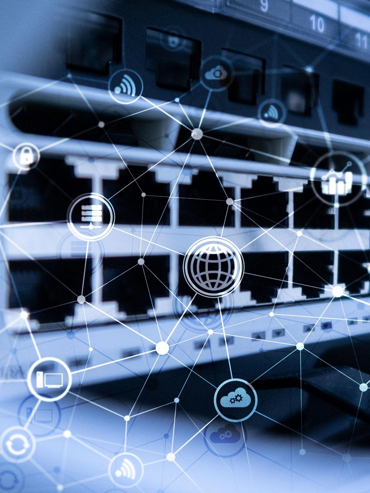 AI infrastructure with servers and chips optimized for machine learning workloads in a data center environment