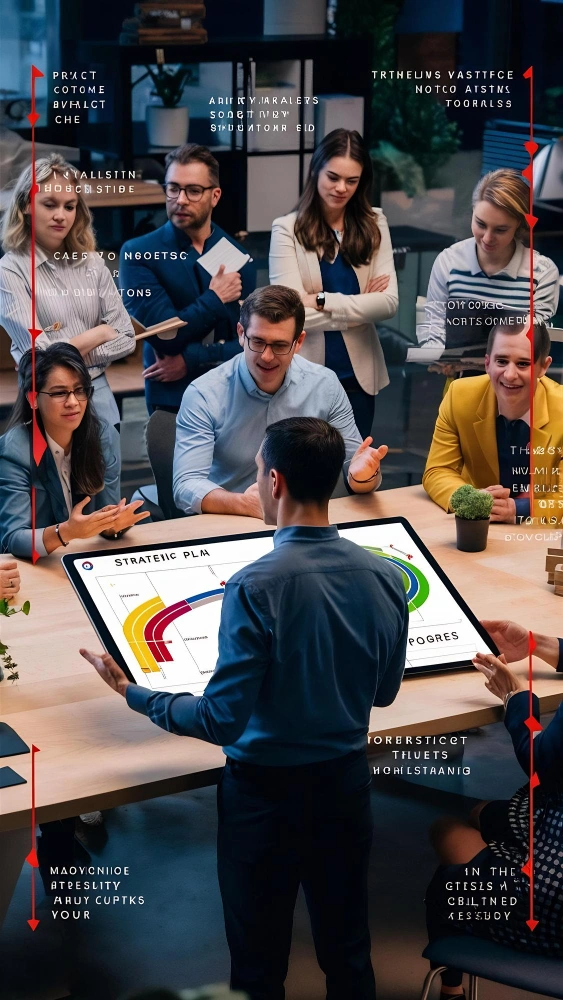 Software development team collaborating on AI integration and backend systems in an enterprise environment