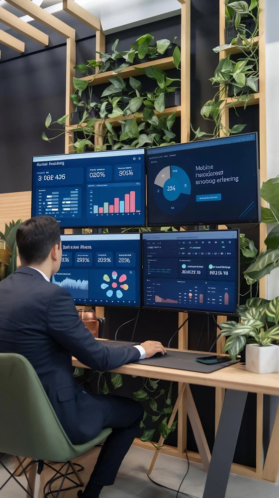 Enterprise AI system processing real time data within integrated database architecture