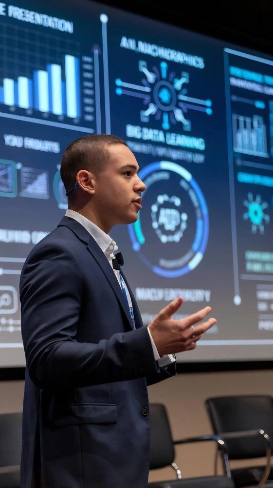 Enterprise AI system processing real time data within integrated database architecture