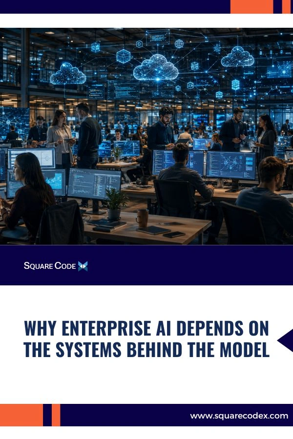 Enterprise AI platform connected to backend systems APIs data pipelines and cloud infrastructure