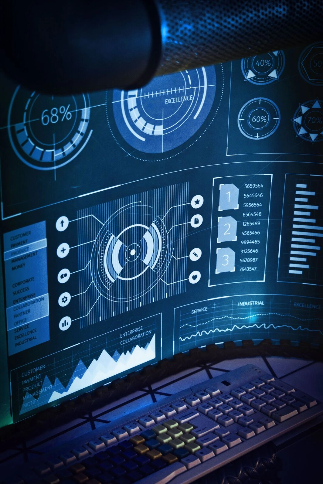 Real-time data analytics dashboard with AI insights, APIs, and backend systems processing live information AI Integration Services