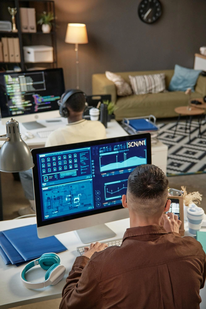 AI software architecture connecting robotics, cloud infrastructure, enterprise systems, APIs, and data pipelines in a global technology environment.