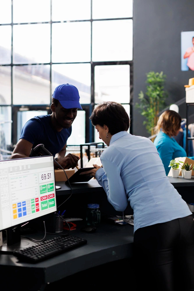 Modern retail platform using AI, customer data, cloud infrastructure, APIs, and real-time personalization across digital and physical shopping experiences.