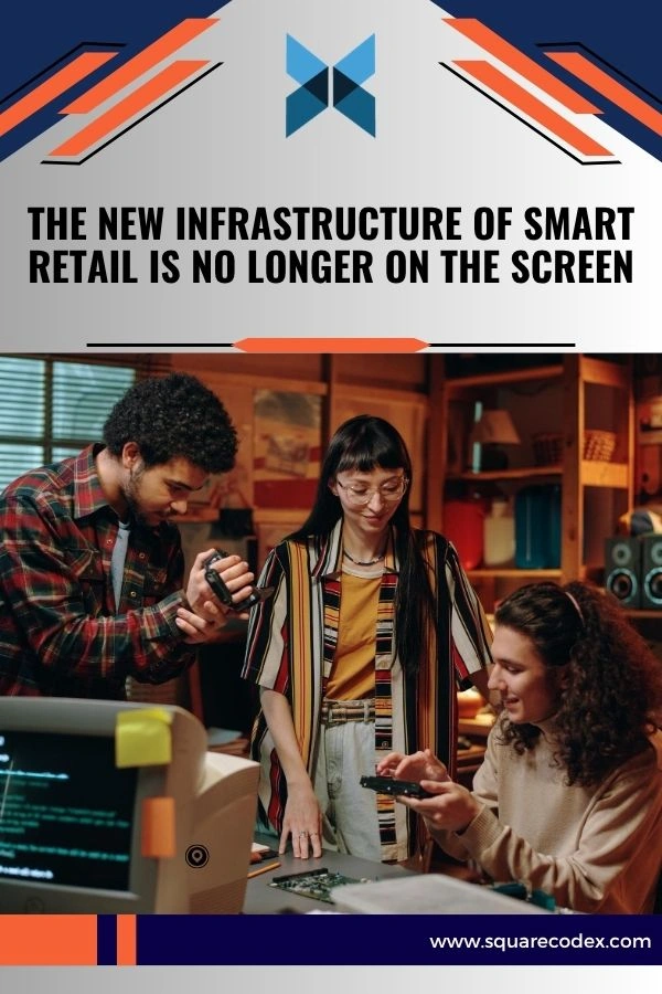 Modern retail platform using AI, customer data, cloud infrastructure, APIs, and real-time personalization across digital and physical shopping experiences.