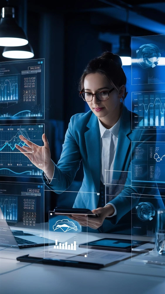 Enterprise AI infrastructure connecting cloud platforms, backend systems, data pipelines, AI hardware, and scalable software architecture.