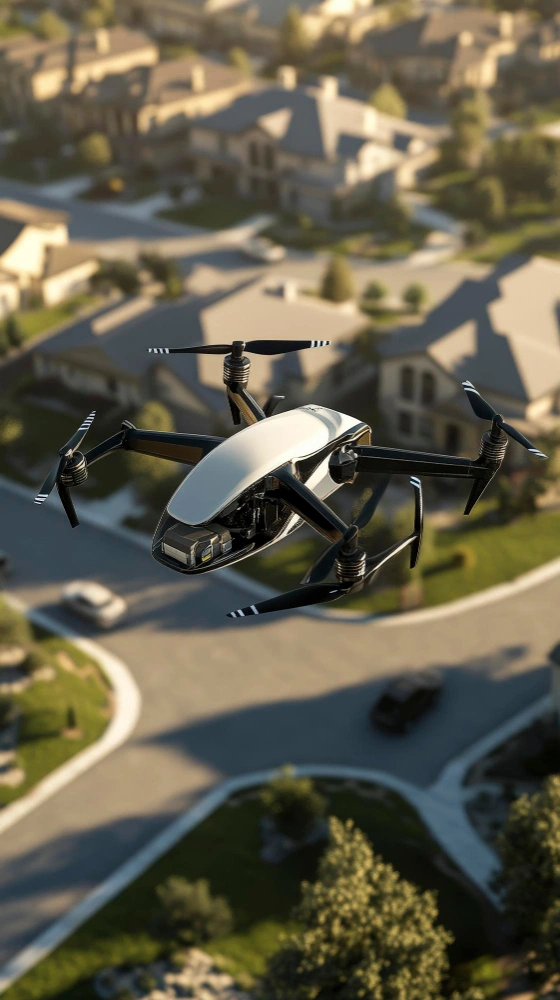 Amazon Prime Air autonomous drone demonstrating Physical AI