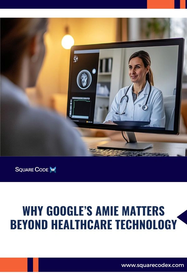 Google AMIE and AI healthcare virtual consultation technology