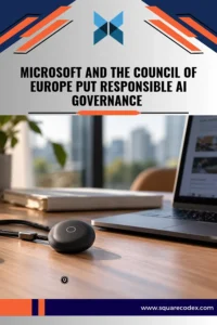 Enterprise technology leaders reviewing responsible AI governance, security controls, audit trails, and software architecture for AI systems