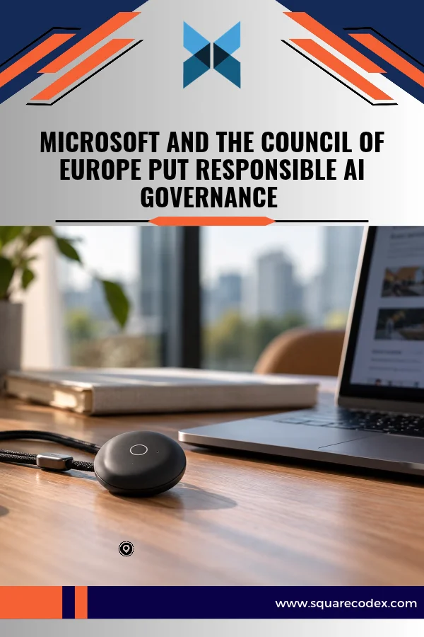 Enterprise technology leaders reviewing responsible AI governance, security controls, audit trails, and software architecture for AI systems